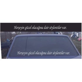 Resim Kurt Reklam Dünyası HERŞEYİN GÜZEL OLACAĞINA DAİR SÖYLENTİLER VA RARBA AYAZI STİCKER 90X10 CM 
