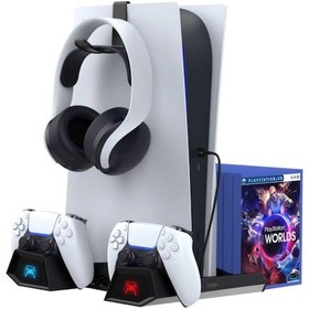 Resim Ipega Ps5 Stand 5In1 Şarj Dock Playstation 5 