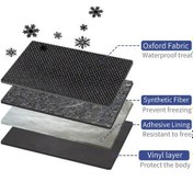 Resim Besthome1 Kar Rüzgarlığı Kılıfı, 600d Oxford, 175x125 Cm, Gümüş Renk, Buz Çözücü, Çift Lastikli, Kolay Montaj, Uygun Farklı Ala 