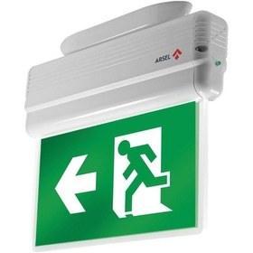Resim Arsel Arselite Eko Ae-1223-S Sıva Üstü Led\'Li Acil Çıkış Yönlend 