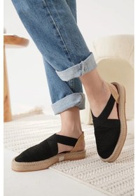 Resim Trendella Kadın Siyah Espadril Ayakkabı Tr19my01a Kırmızı 