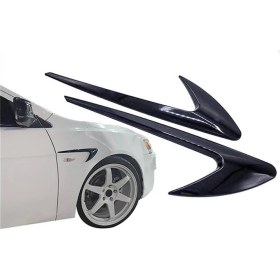 Resim Omsa Universal Çamurluk Hava Deliği (Race) Piano Siyah Abs 