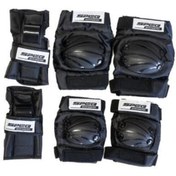 Resim SARİSSA BİSİKLET Forte Gt NBYC 971 Speq Yetişkin Bisiklet Dizlik Dirseklik Koruma Seti L Beden Siyah 