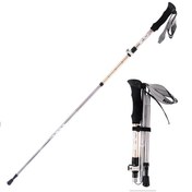 Resim Cbtx Kodenor 7075 Ultra Işıklı Alüminyum EVA Kollu Trekking Bastonu Altın 