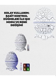 Resim Ayarlanabilir Parlaklık Ve Sis Efektli Atmosfer Lambası Çok Renkli 01613951 
