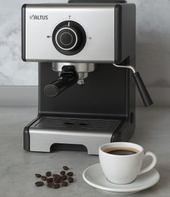 Resim Altus Dahili Süt köpürtücülü Paslanmaz Çelik Al 4933 Es Espresso Makinesi 