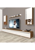 Resim Decoraktiv Eko 270ta Mdf Tv Ünitesi Tv Sehpası Ceviz - Beyaz 