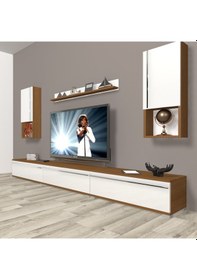 Resim Decoraktiv Eko 270ta Mdf Tv Ünitesi Tv Sehpası Ceviz - Beyaz 