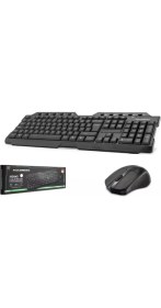 Resim Hadron HD842 Kablosuz Klavye & Mouse Seti 10 Metre Menzil Ev - Ofis Kullanımı İçin Siyah 