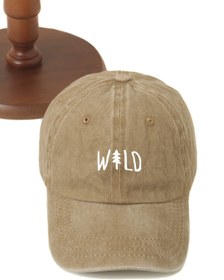 Resim Genel Markalar Wild Desenli Yıkamalı Beyzbol Kep 