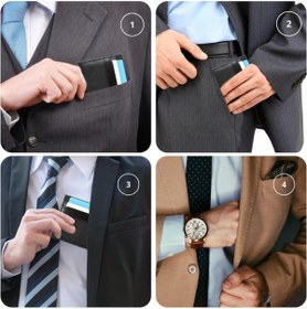 Resim Genel Markalar %100 Hakiki Deri Süper Ince Unisex Para Gözlü Kartlık, 6 Bölmeli Kartvizitlik Taba 1 Adet 