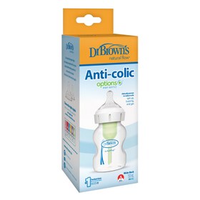 Resim 150 ml Geniş Ağız Antikolik Options+ PP Biberon, Tekli Paket 