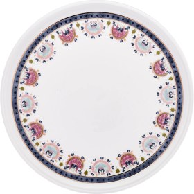 Resim Emsan Ethnic Pink Porselen 32 Parça 6 Kişilik Kahvaltı / Servis Takımı 