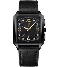 Resim Sones Yazole 520 Basit Kadranlı Su Geçirmez Kuvars Hareket Saati Gümüş+siyah 