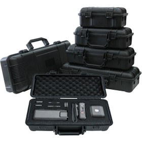 Resim 5 Boyutlu Siyah Sert Kabuk PP Koruyucu Taşıma Kutusu, Kameralar, Optik Gözetim ve Teleskoplar için - Darbeye Dayanıklı, Aşınmaya Dayanıklı, Köpük Ekleme ile, Taşınabilir Araç Standı, Dayanıklı Plastik Yapı, Kamera Saklama Kutusu, Şık Tasarım, Güvenli Kapatma Sistemi, Köpük İçeren Sert Kutu, Sert Kutu, Keşif Teleskopik Gözetim, Pelikan Kutusu, Kamera Aksesuarı, Dijital Kamera Kutusu, Fotoğrafçı için Kamera Çantası 