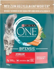 Resim Purina One Kısırlaştırılmış Somon ve Buğdaylı Yetişkin Kedi Maması 800 G 