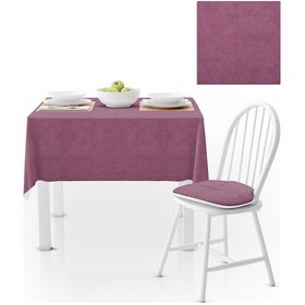 Resim Gül Kurusu Düz Renk Petek Dokuma Masa Örtüsü 140x260 