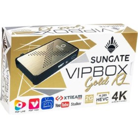 Resim Sungate Vipbox Gold Xl Full Hd Ip Uydu Alıcısı 