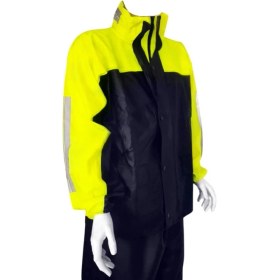 Resim Motosiklet Yağmurluk Reflektörlü Xxl Beden 