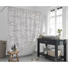 Resim Jackline Brick Banyo Perdesi 