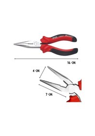 Resim Cer-pa Norm X-plus Düz Kargaburun Uzun Pense 160 Mm. 