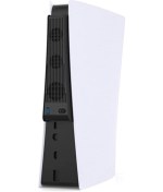 Resim Reedark Ps5 Konsolu Soğutucu Fan Dijital/optik Versiyon - 3 Lü Fanlı, Usb Beslemeli, Usb 3.0 Portlu Sessiz Soğutma - Siyah 
