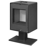 Resim Hoşseven HCS-8 İki Camlı Plazma Ayaklı Mini Şömine (5092.HCS.P) 