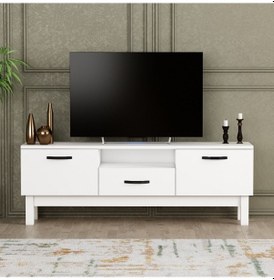 Resim Tv Sehpası Ses Beyaz 150 Cm 
