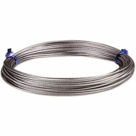 Resim EgeÇelikHalat Paslanmaz Krom Çelik Halat 7x19 2 Mm 50 Metre 