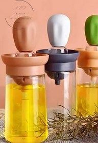 Resim FORSEİ LUCA Hazneli Silikon Yağlama Fırçalı Yağdanlık Profesyonel Şef Yağdanlık 