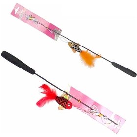 Resim Eastland Uzayabilen 83 CM Kedi Oltası Çok Renkli 