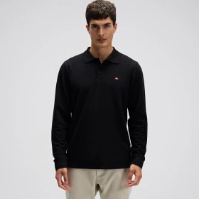 Resim Ellesse Em582-bk Erkek Polo Yaka Sweatshirt - Siyah Siyah 