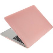 Resim Cbtx Karbon Fiber 13.3" Macbook Laptop Koruyucu Kılıf Pembe 