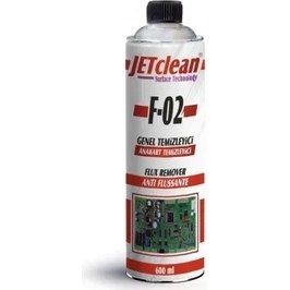 Resim Jetclean F-02 600 ml Flux Anakart Temizleme Sprey 