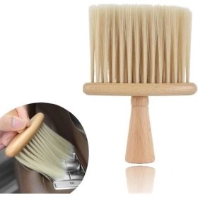 Resim Bfs Araba Için Ahşap Saplı Yumuşak Kıl Fırça Detaylı Toz Alma Temizleme Fırçası 