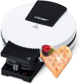 Resim Cloer 181 Waffle Makinesi, Pasta Benzeri Waffle İçin, 930 W, Waffle Boyutu 16 Cm, 