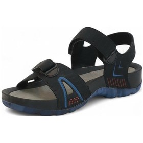 Resim Ceyo 2145-9829 Tam Anatomik Bantlı Günlük Ve Deniz,havuz Gibi Islak Zeminler İçin Uyumlu Erkek Sandalet Siyah 