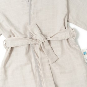 Resim Müslin Çocuk Kimono Bornoz - Cotton Grey - 4 Yaş 