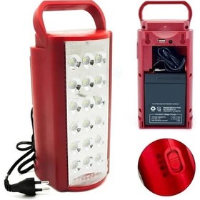 Resim Jasper Astra Silver 24 Ledli Kırmızı Işıldak 