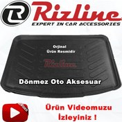 Resim Qashqai Visia 3D Bagaj Havuzu Siyah Tek Kapaklı 2014-2020 Rizline N11.7991 