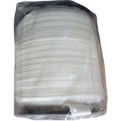 Resim Çamaşır Lastiği Düz 1 cm 1 Metre Ekru 