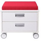 Resim Bürosit Puf Keson Kırmızı 