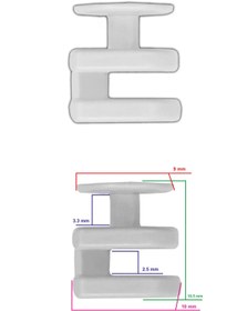 Resim MEFAUTO Scania Tır Perde Korniş Ray Klipsi ( 50 Adet ) 