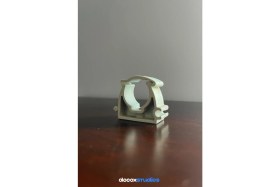 Resim Pvc Boru ve Kablo Düzenleyici Tekli Kelepçe Dayanıklı Plastik Sabitleyici (10 Adet) 