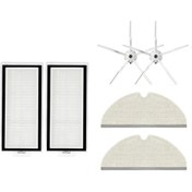 Resim Roborock Q7 Max Beyaz Uyumlu Fırça Filtre Mop Seti-6 Parça 