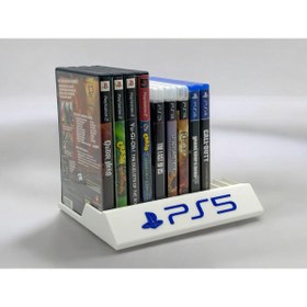 Resim ERCTECH Playstation 5 Oyun Standı Ps5 Game Stand Dekoratif Oyun Organizer 