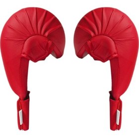 Resim Suntek 2 Adet Karate Eğitim Eldiveni Kickboks Profesyonel Kırmızı 