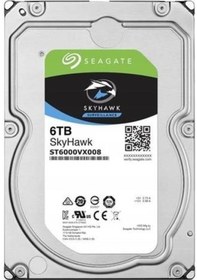 Resim Seagate Skyhawk ST6000VX008 6 TB 5900 Rpm 256MB Sata-3 Güvenlik Diski (Hikvision) 