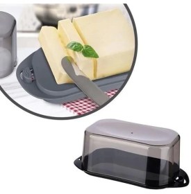 Resim Belle Fusion Mey Ithalat® Kilitli Plastik Kapaklı Kahvaltılık Tereyağlık Peynirlik Erzak Saklama Kabı AP-9428 