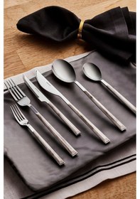 Resim Karaca Leda Beyaz 6 Kişilik 36 Parça Çatal Kaşık Bıçak Takımı 